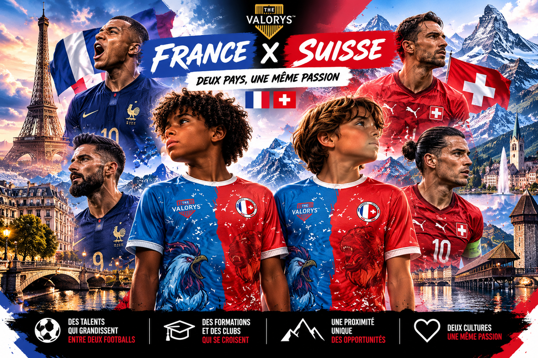 Suisse × France : quand les talents grandissent entre deux footballs 🇨🇭🇫🇷⚽