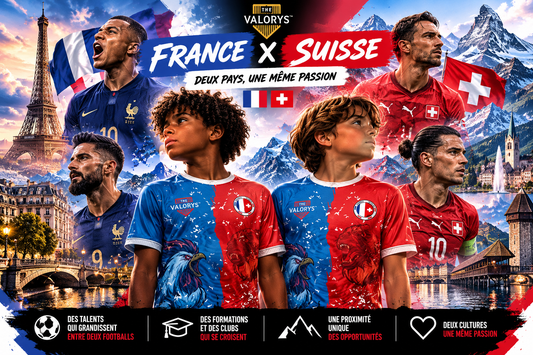 Suisse × France : quand les talents grandissent entre deux footballs 🇨🇭🇫🇷⚽