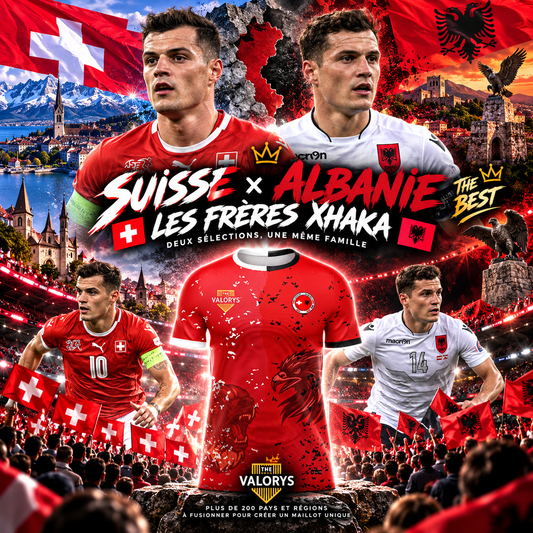 Suisse × Albanie : les frères Xhaka, deux sélections, une même famille 🇨🇭🇦🇱⚽