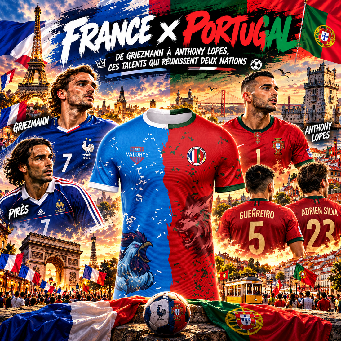 France × Portugal : de Griezmann à Anthony Lopes, ces talents qui réunissent deux nations 🇫🇷🇵🇹⚽