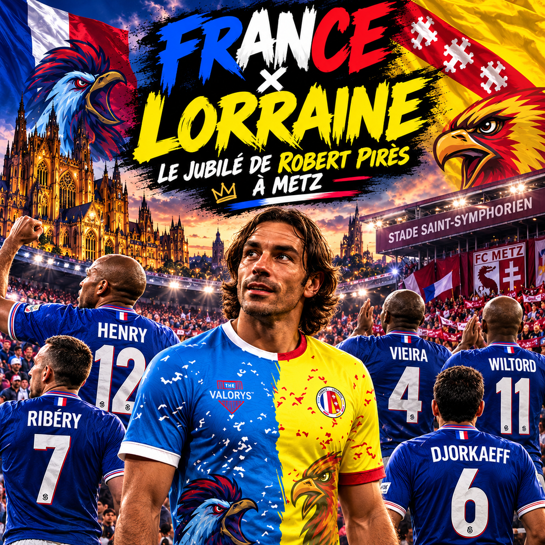 France × Lorraine : Robert Pirès réunit les légendes du football à Metz 🇫🇷⚽