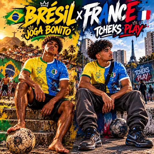 France × Brésil : Joga Bonito vs Tcheks Play, deux écoles nées dans la rue 🇫🇷🇧🇷⚽