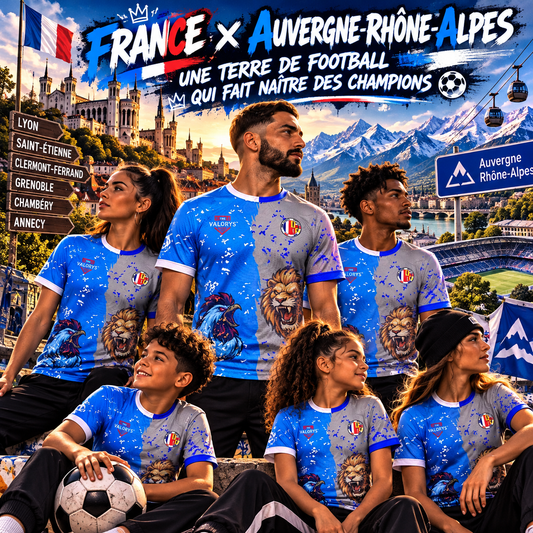 France × Auvergne-Rhône-Alpes : une terre de football qui fait naître des champions 🇫🇷⚽🏆