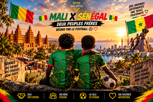 Mali 🇲🇱 × Sénégal 🇸🇳 : deux peuples frères réunis par le football ❤️⚽