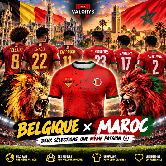 Belgique 🇧🇪 × Maroc 🇲🇦 : quand deux sélections se partagent les talents d’une même génération ⚽