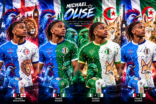 France × Angleterre × Nigeria × Algérie : Michael Olise, la richesse de plusieurs cultures 🌍⚽