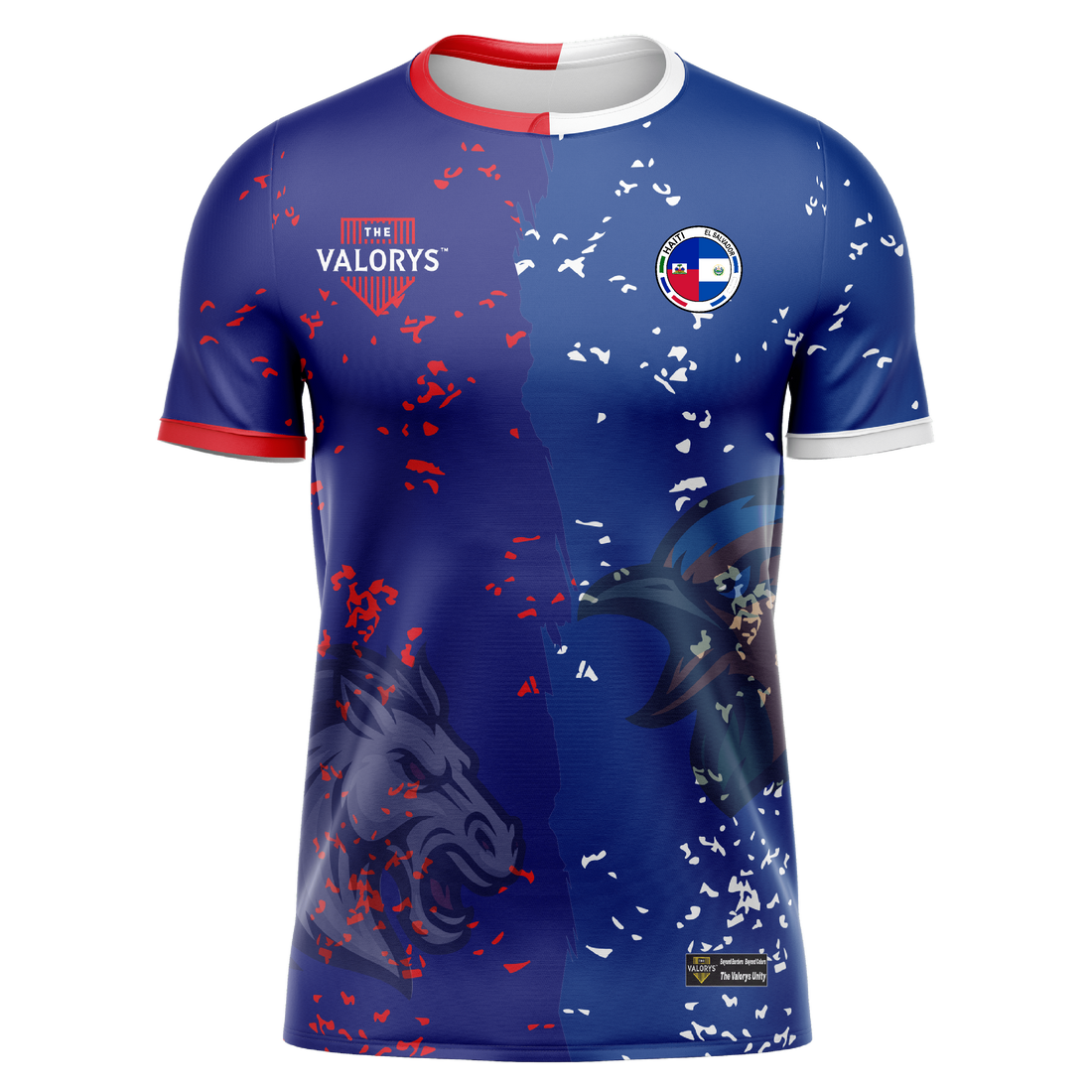 Maillot binational personnalisé symbolisant une identité unique entre deux cultures